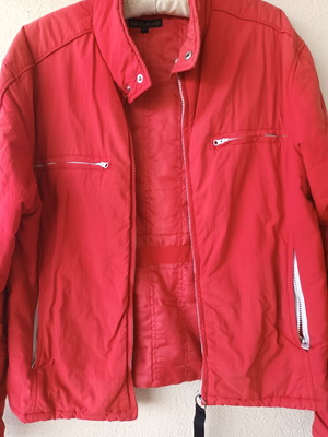 Splendid men's waterproof jacket, red, size L