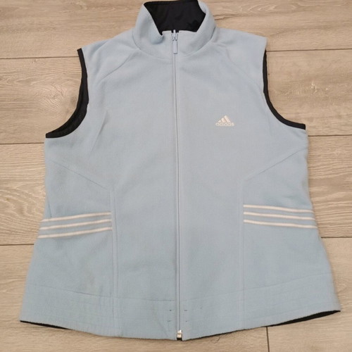 Adidas ClimaWarm reversible fleece and windproof vest used