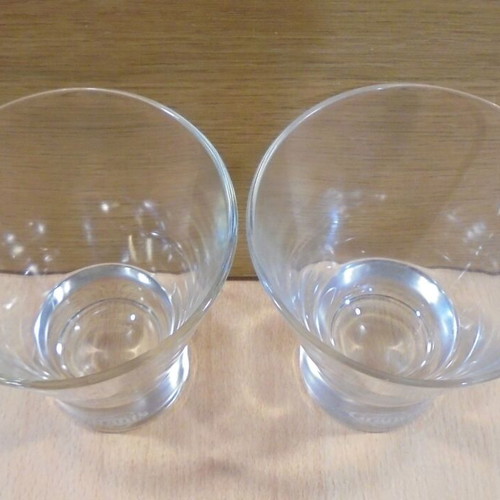 Grant's Scotch Whisky set of two promotional glasses used