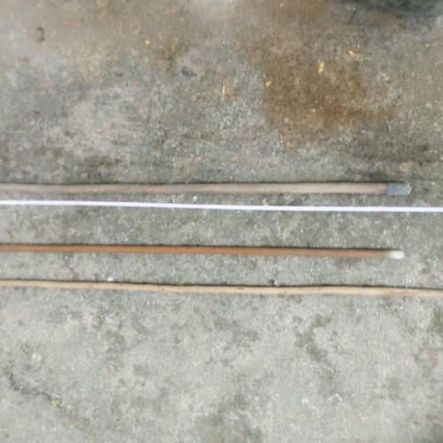 Handmade walking sticks like new, set of two