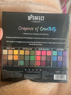 Bperfect Compass of Creativity eyeshadow palette new, sealed