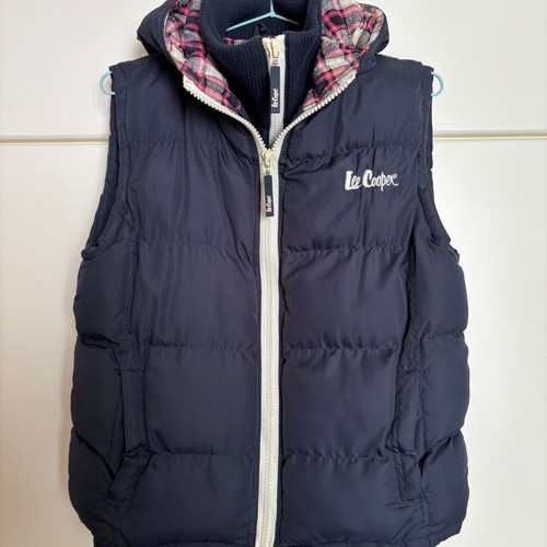 Lee Cooper sleeveless spring jacket like new, unisex, blue multicolor
