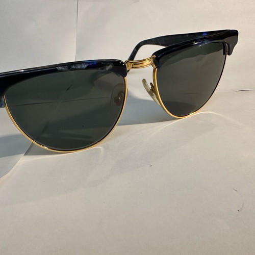 Kurzenberger & Braun 70380 Vintage Sunglasses New Blue Marble Frame