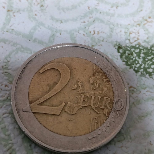 2 Euro Coin Germany 2011D used with mint errors