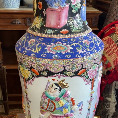Chinese vase used, 19th century