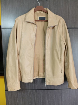 JAKES Genuine Leather Jacket beige size 42 like new