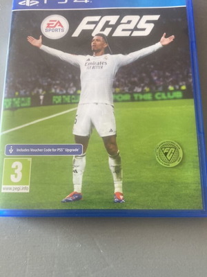PlayStation 4 FC25 sports game like new with PS5 upgrade voucher
