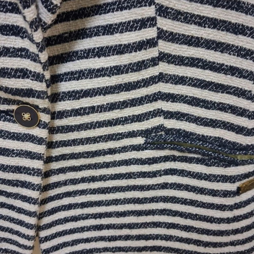 Zara Trafaluc jacket used, size M, white and blue