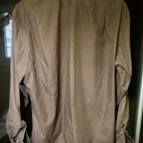 Boss shirt used, brown-mocha, size Large
