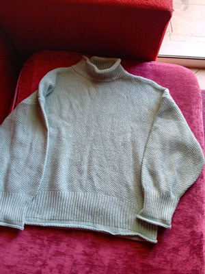 Pullover used, turquoise, size L