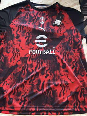 AC Milan warm-up jersey, authentic, XL
