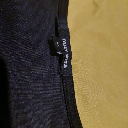 Velvet black blouse Tally Weill like new, size M