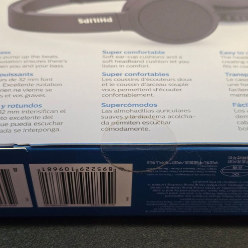 Philips Headphones 4000 Series TAH4105 new sealed wired