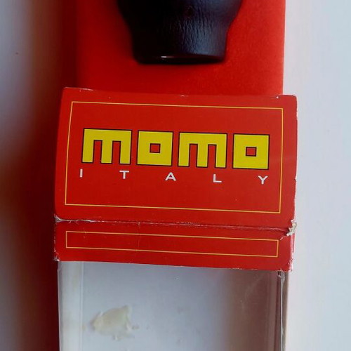 Momo gear shift knob new, aluminum and leather