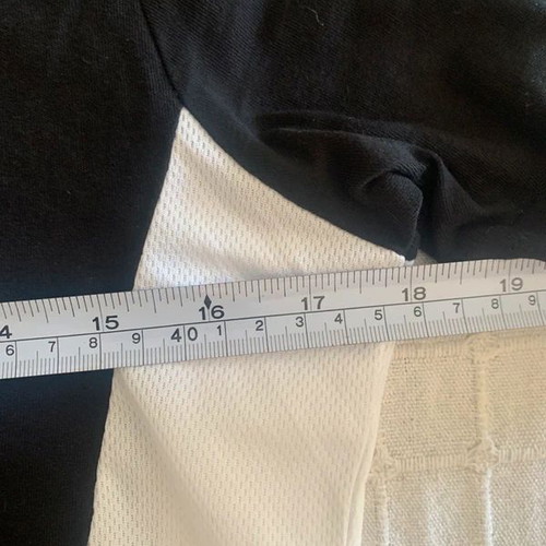Sports T-shirt size S used, black and white