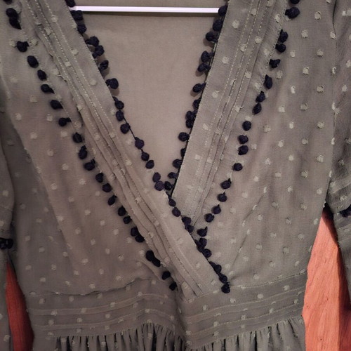 Zara mini dress like new, green and black