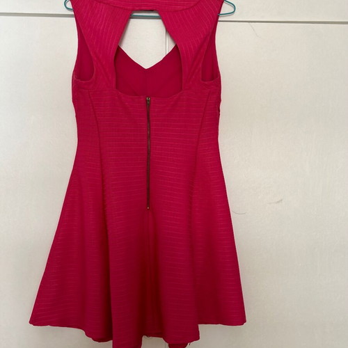 Miss Selfridge L fuchsia dress.