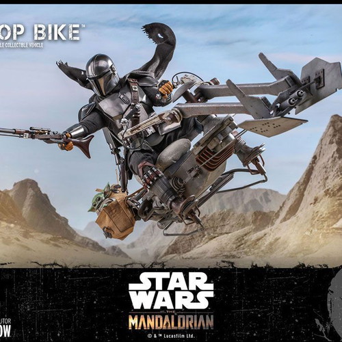 Hot Toys Star Wars TMS053 The Mandalorian Swoop Bike new