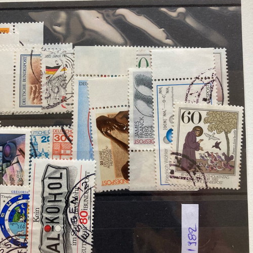 Germany used complete stamp series 1982