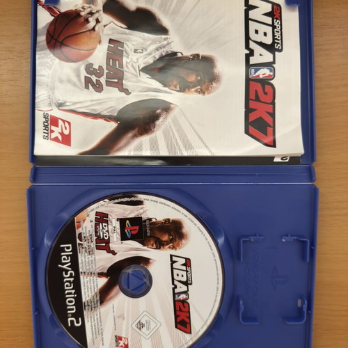 NBA 2K7 PS2 game used, complete in box with manuals