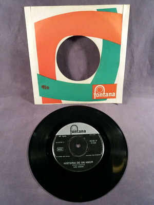 Los Indios Historia de un amor 7" used, very good condition x3