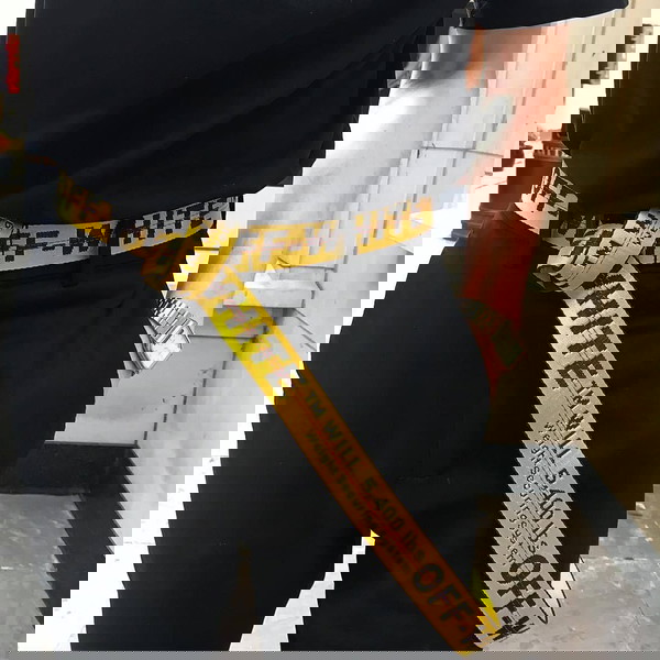 Off-White Yellow Industrial Belt - Σφραγισμένη