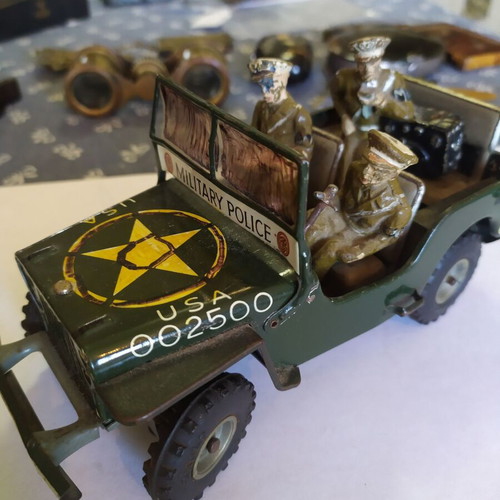 American Military Jeep Toy used, Arnold 1950 West Germany