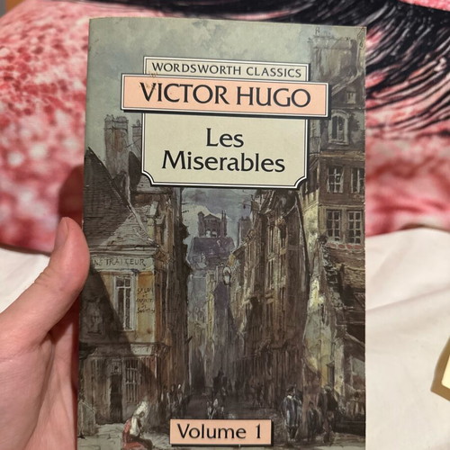 Book Les Misérables by Victor Hugo Volume 1 used, Wordsworth Classics edition