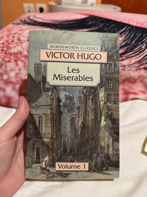 Book Les Misérables by Victor Hugo Volume 1 used, Wordsworth Classics edition