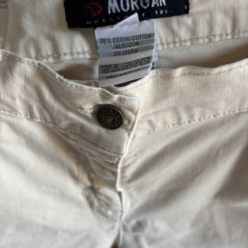 Morgan vintage flared pants white XL 42 14 used