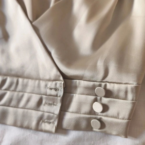 Satin blouse Shein like new, beige champagne color, size M