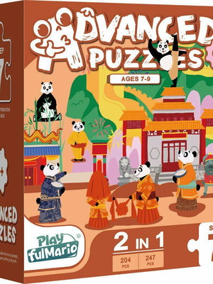 Advanced Puzzles Monuments 2-in-1 set for ages 7+