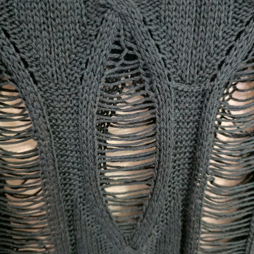 Mesh blouse black, like new, size M by Yes miss!