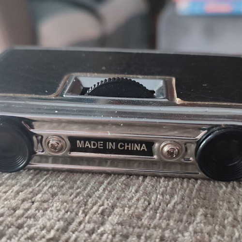 Vintage folding opera and theater binoculars 3.5x30