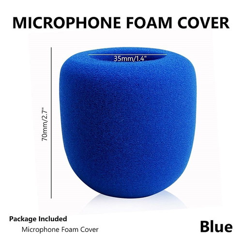 Microphone Windshield Sponge Blue new