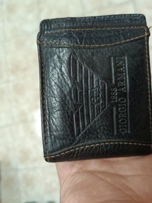 Armani wallet used