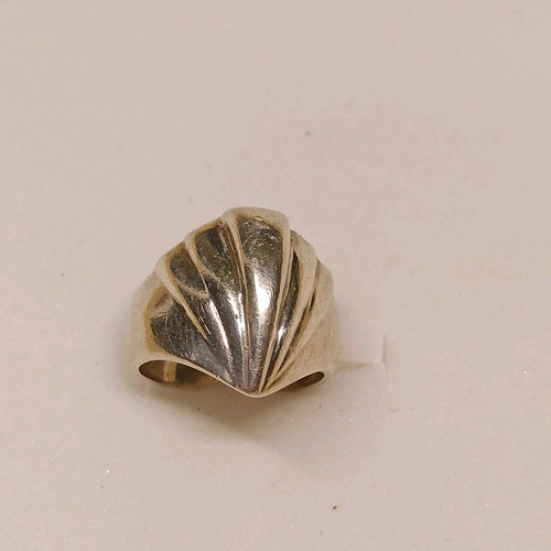 Silver chevalier 950 ring used, size 10
