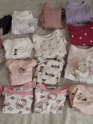 Set of 17 baby girl long-sleeve bodysuits, Disney, 3-6 months, 68 cm