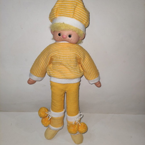 Vintage Fasouletos El Greco 1980 doll, like new, 35 cm