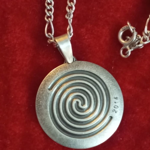 Lalaounis A21 925 silver pendant with classic chain used