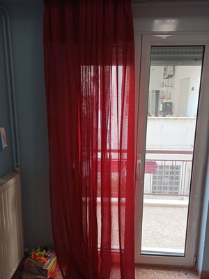 Red curtain used 245x265 cm from Chytiroglou