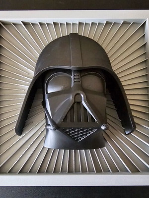 Darth Vader Star Wars wall frame like new 3D