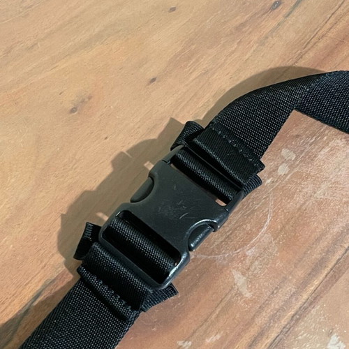 Nike waist bag used, black with adjustable strap