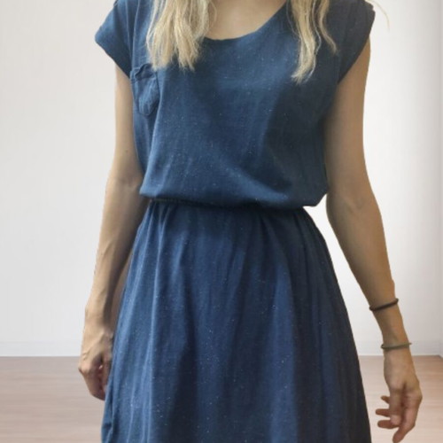 H&M women's summer dress blue size S like new