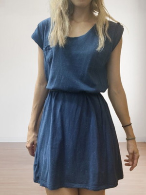 H&M women's summer dress blue size S like new