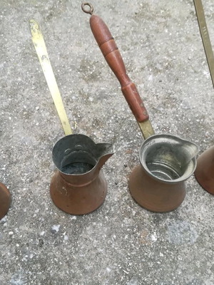 Copper briki like new, pack of 5 pieces