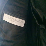 Italian Carlo Pignatelli men's suit used, size L, black