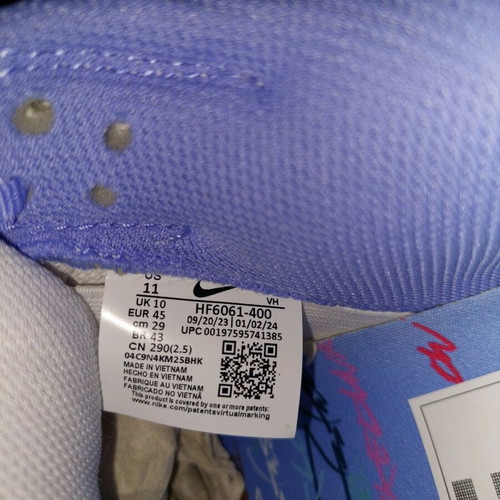 Nike Sb Dunk Futura Laboratories sneakers new, size 45, white and blue