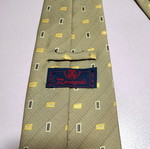 Romagnoli tie with small rectangular check pattern, like new