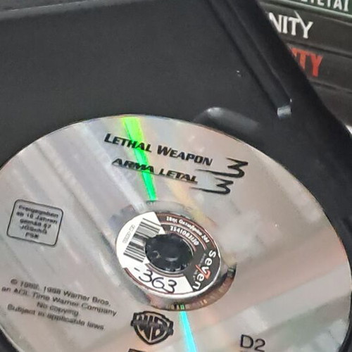 Lethal Weapon 3 DVD μεταχειρισμένο, director's cut, με υπότιτλους, δράσης περιπέτεια